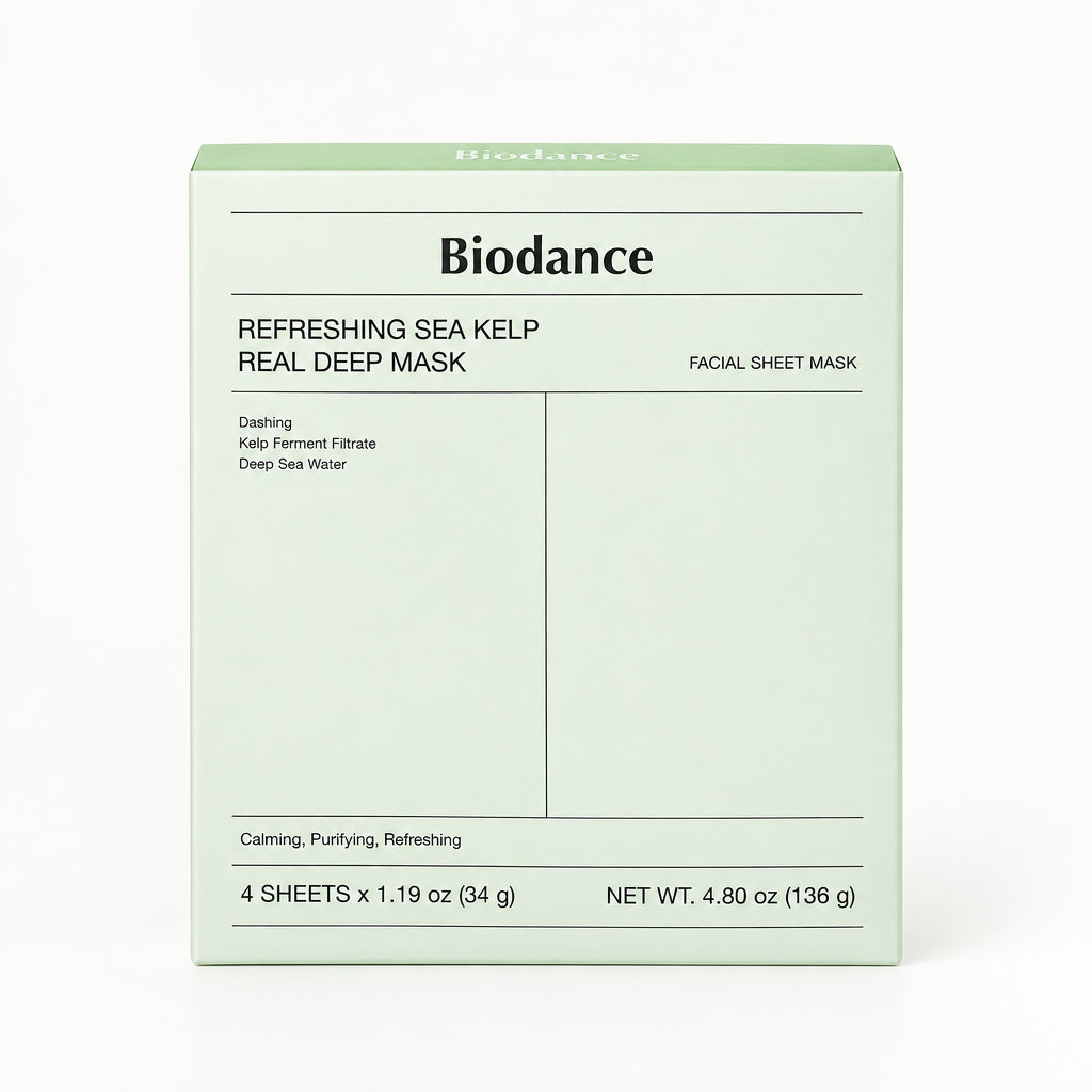 Biodance Refreshing Sea Kelp Real Deep Mask (4pcs or 8pcs)